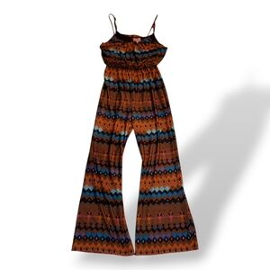 Women's Multicolor Patterned Jumpsuit